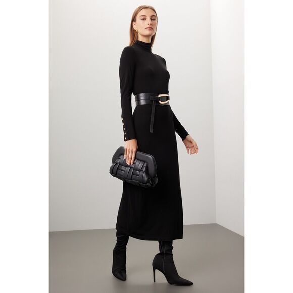 Tory Burch Jersey Turtleneck Dress - Picture 5 of 16